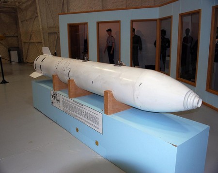 Nuclear bomb casing / photo: Andrea Church, flickr
