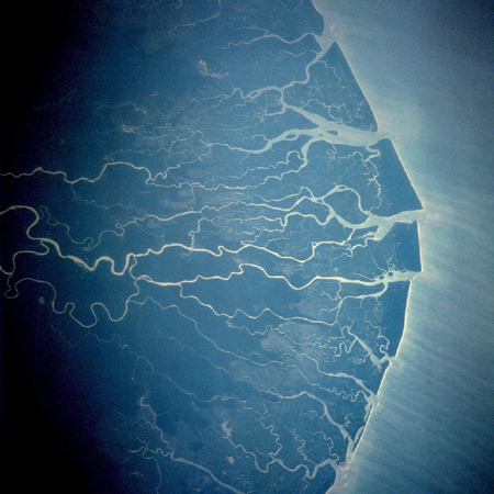 Niger Delta picture from space