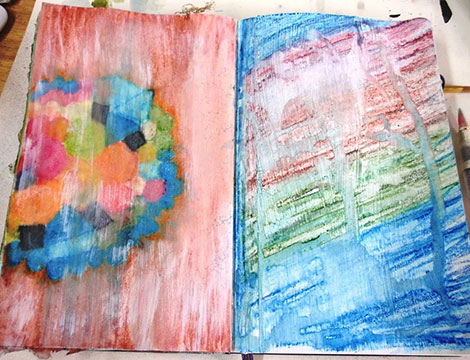 Painted pages